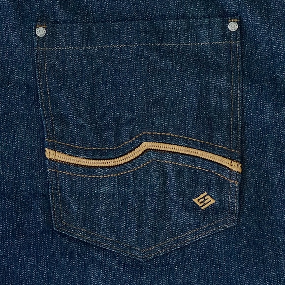 Vintage Enyce by Sean Combs men's baggy denim jort/shorts waist size 48 - Picture 7 of 14